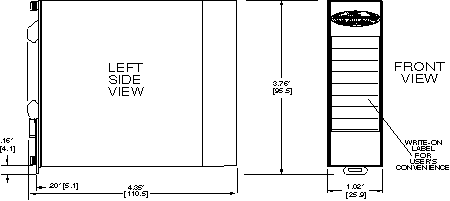 Potentiometer,Position,Input,Field,Rangeable,DIN Rail,Mounted,Transmitter,Model DM4003,Wilkerson Instrument